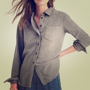 Madewell boyfriend shrunken Grey flannel Large